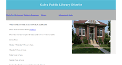 Desktop Screenshot of galvalibrary.org