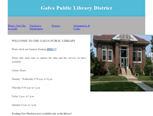Tablet Screenshot of galvalibrary.org